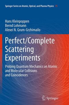 Couverture de l’ouvrage Perfect/Complete Scattering Experiments