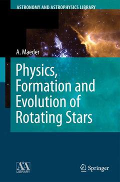 Couverture de l’ouvrage Physics, Formation and Evolution of Rotating Stars