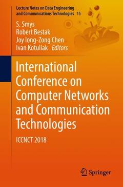 Couverture de l’ouvrage International Conference on Computer Networks and Communication Technologies