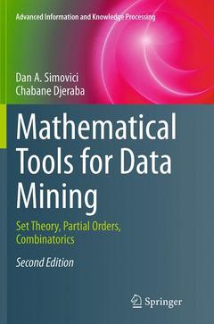 Couverture de l’ouvrage Mathematical Tools for Data Mining