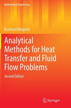 Cover of the book Analytical Methods for Heat Transfer and Fluid Flow Problems
