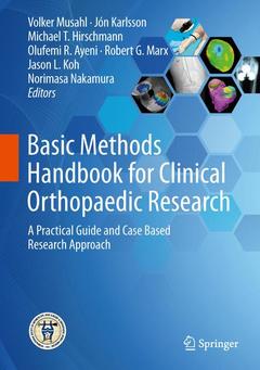 Couverture de l’ouvrage Basic Methods Handbook for Clinical Orthopaedic Research