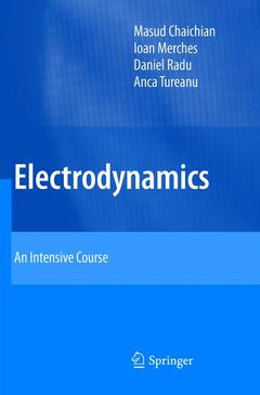 Couverture de l’ouvrage Electrodynamics