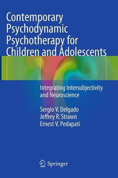 Couverture de l’ouvrage Contemporary Psychodynamic Psychotherapy for Children and Adolescents