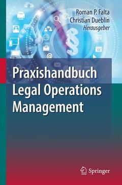 Couverture de l’ouvrage Praxishandbuch Legal Operations Management
