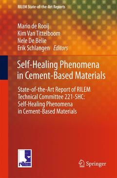 Cover of the book Self-Healing Phenomena in Cement-Based Materials