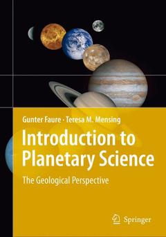 Couverture de l’ouvrage Introduction to Planetary Science