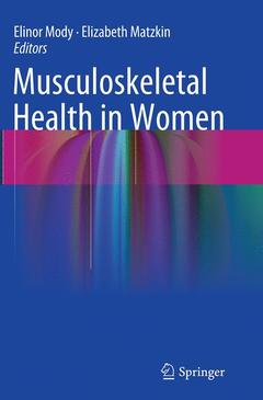 Couverture de l’ouvrage Musculoskeletal Health in Women