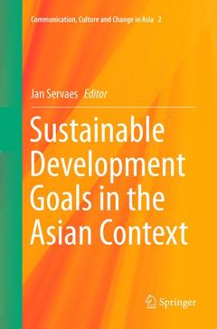 Couverture de l’ouvrage Sustainable Development Goals in the Asian Context