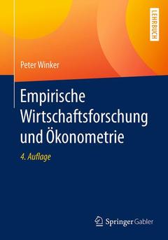 Couverture de l’ouvrage Empirische Wirtschaftsforschung und Ökonometrie