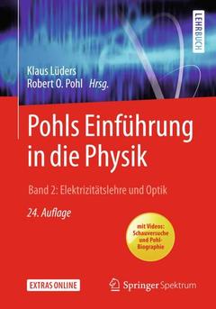 Couverture de l’ouvrage Pohls Einführung in die Physik