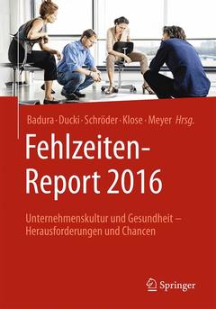 Cover of the book Fehlzeiten-Report 2016