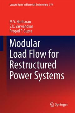 Couverture de l’ouvrage Modular Load Flow for Restructured Power Systems