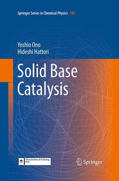 Couverture de l’ouvrage Solid Base Catalysis