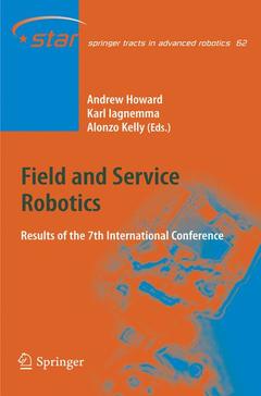 Couverture de l’ouvrage Field and Service Robotics