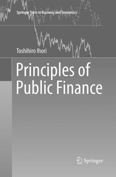 Couverture de l’ouvrage Principles of Public Finance