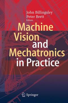 Couverture de l’ouvrage Machine Vision and Mechatronics in Practice