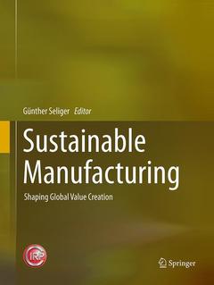 Cover of the book Sustainable Manufacturing