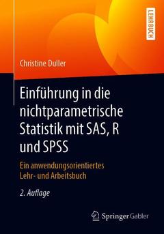 Couverture de l’ouvrage Einführung in die nichtparametrische Statistik mit SAS, R und SPSS