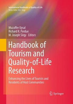 Cover of the book Handbook of Tourism and Quality-of-Life Research