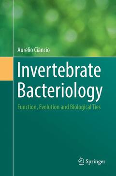 Couverture de l’ouvrage Invertebrate Bacteriology
