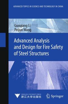 Cover of the book Advanced Analysis and Design for Fire Safety of Steel Structures