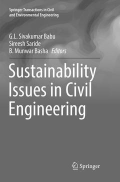 Cover of the book Sustainability Issues in Civil Engineering