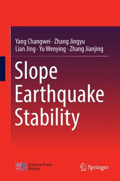 Couverture de l’ouvrage Slope Earthquake Stability