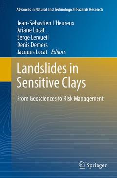 Couverture de l’ouvrage Landslides in Sensitive Clays