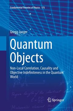Couverture de l’ouvrage Quantum Objects