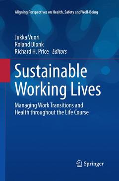 Couverture de l’ouvrage Sustainable Working Lives