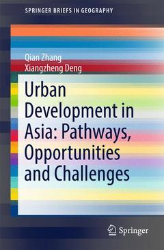 Couverture de l’ouvrage Urban Development in Asia: Pathways, Opportunities and Challenges