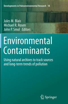 Couverture de l’ouvrage Environmental Contaminants