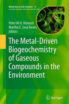 Couverture de l’ouvrage The Metal-Driven Biogeochemistry of Gaseous Compounds in the Environment