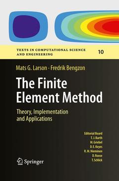 Cover of the book The Finite Element Method: Theory, Implementation, and Applications