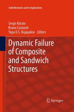 Couverture de l’ouvrage Dynamic Failure of Composite and Sandwich Structures