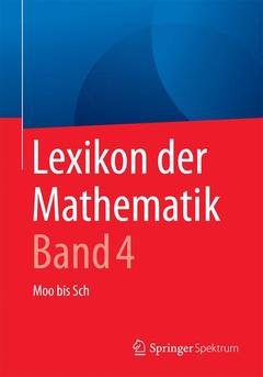 Couverture de l’ouvrage Lexikon der Mathematik: Band 4