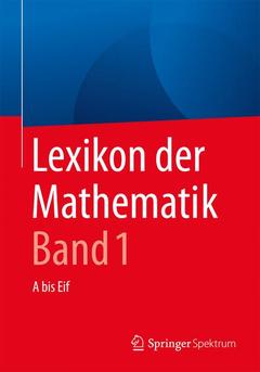 Couverture de l’ouvrage Lexikon der Mathematik: Band 1