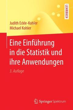 Couverture de l’ouvrage Eine Einführung in die Statistik und ihre Anwendungen