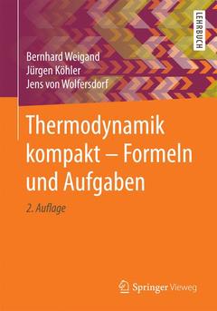 Couverture de l’ouvrage Thermodynamik kompakt - Formeln und Aufgaben
