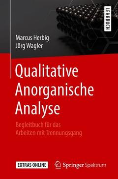Couverture de l’ouvrage Qualitative Anorganische Analyse