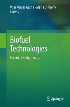 Couverture de l’ouvrage Biofuel Technologies