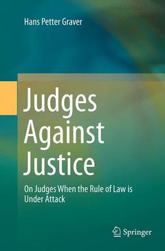 Couverture de l’ouvrage Judges Against Justice
