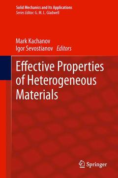 Couverture de l’ouvrage Effective Properties of Heterogeneous Materials
