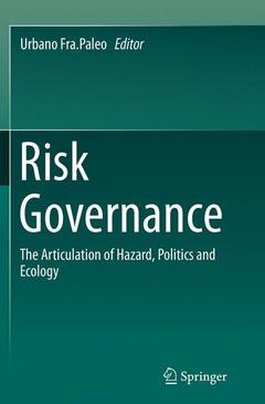Couverture de l’ouvrage Risk Governance