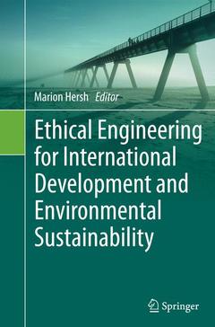 Couverture de l’ouvrage Ethical Engineering for International Development and Environmental Sustainability