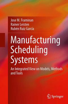 Couverture de l’ouvrage Manufacturing Scheduling Systems