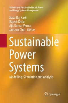 Couverture de l’ouvrage Sustainable Power Systems