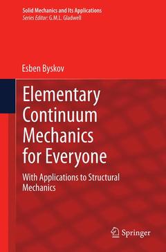 Couverture de l’ouvrage Elementary Continuum Mechanics for Everyone