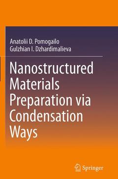 Couverture de l’ouvrage Nanostructured Materials Preparation via Condensation Ways